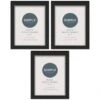Simply Everyday 5 X 7" Block Frames 3pk - Black 1 Simply Everyday 5 X 7" Block Frames 3pk - Black -Kitchen and Tableware Store 290764 3pk simply everyday block frames 5x7 black 2