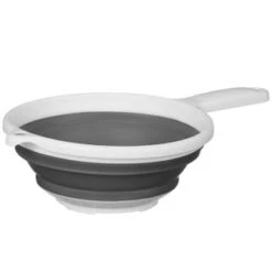 B&M Collapsible Colander -Kitchen and Tableware Store 292419 collapsible colander grey 2
