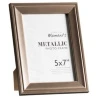 B&M Metallic Photo Frames 5 X 7" 2pk -Kitchen and Tableware Store 306044 Great Value Pack of 2 Metallic 5x7 inch Photo Frames easel1
