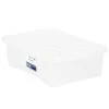 B&M Underbed Clear Storage Box With Lid 32L - Clear -Kitchen and Tableware Store 314173 32l underbed storage box with lid clear 2