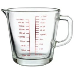 B&M Glass Measuring Jug 500ml -Kitchen and Tableware Store 314251 500ml glass measuring jug 2