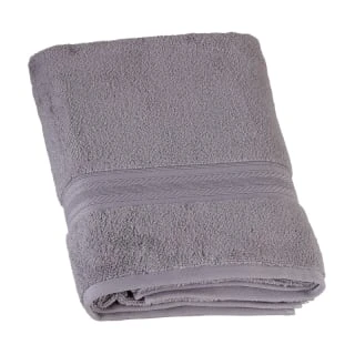 B&M Signature Zero Twist Bath Towel - Grey 3 B&M Signature Zero Twist Bath Towel - Grey