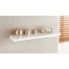 Norsk High Gloss Shelf 90cm - White 1 Norsk High Gloss Shelf 90cm - White -Kitchen and Tableware Store 318118 white high gloss shelf large 2