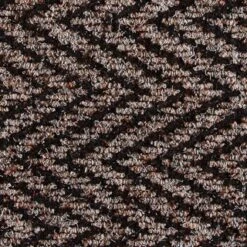 B&M Half Moon Indoor Chevron Doormat 40 X 70cm 16 B&M Half Moon Indoor Chevron Doormat 40 X 70cm -Kitchen and Tableware Store 319759 Half Moon Indoor Chevron Mat 40x70cm brown detail 2