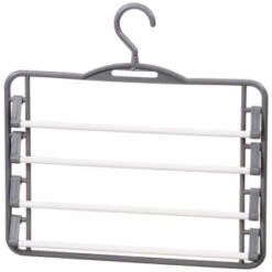 B&M Swivel Hook Trouser Hangers 2pk 11 B&M Swivel Hook Trouser Hangers 2pk -Kitchen and Tableware Store 320026 2 pack Trouser Hanger 2