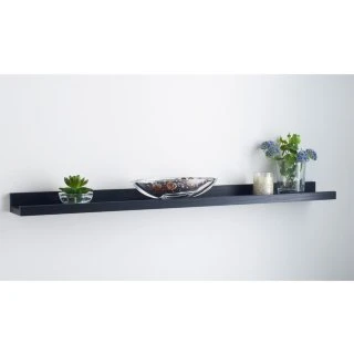 Lokken Wide Picture Shelf - Black 3 Lokken Wide Picture Shelf - Black