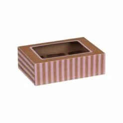 Betty Winters Cupcake Boxes 4pk -Kitchen and Tableware Store 320783 4pk cupcake boxes holds 6 pink 2
