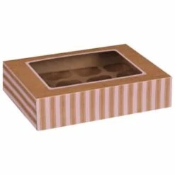 Betty Winters Large Cupcake Boxes 2pk -Kitchen and Tableware Store 320784 4pk cupcake boxes holds 12 pink 2