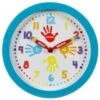 B&M Learn To Tell The Time Clock - Blue -Kitchen and Tableware Store 321977 learn to tell the time clock 6