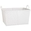 B&M Large Woven Basket - Beige -Kitchen and Tableware Store 326917 large woven basket white