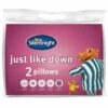 Silentnight Just Like Down Pillow 2pk -Kitchen and Tableware Store 329448 silentnight just like down 2pk pillows