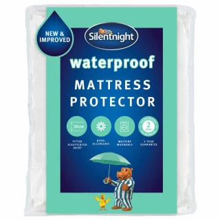 Silentnight Waterproof Mattress Protector - Double 3 Silentnight Waterproof Mattress Protector - Double