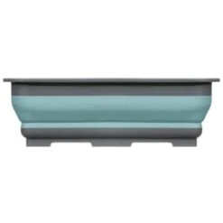 Addis Collapsible Washing Up Bowl - Aqua & Grey -Kitchen and Tableware Store 332198 addis collapsible washing up bowl grey and aqua 2