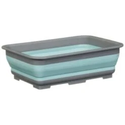 Kitchen and Tableware Store -Kitchen and Tableware Store 332198 addis collapsible washing up bowl grey and aqua 5