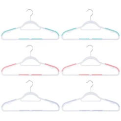Kitchen and Tableware Store -Kitchen and Tableware Store 333092 addis 6pk non slip hangers colour 3