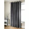 B&M Charcoal Jasmine Sparkle Velvet Eyelet Curtains 46 X 72" 2 B&M Charcoal Jasmine Sparkle Velvet Eyelet Curtains 46 X 72" -Kitchen and Tableware Store 335342 335343 335345 335346 335347 asmine sparkle velvet curtain with eyelets charcoal 2