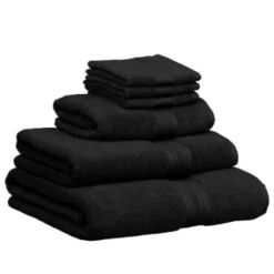 B&M Signature Face Cloth 3pk - Black 7 B&M Signature Face Cloth 3pk - Black -Kitchen and Tableware Store 337604 337633 337634 337636 signature zero twist towels black 3