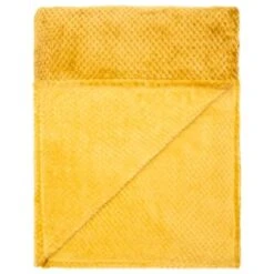 B&M Oversized Waffle Throw - Ochre 9 B&M Oversized Waffle Throw - Ochre -Kitchen and Tableware Store 344890 oversized waffle throw ochre 2