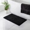 B&M Signature Microfibre Noodle Bath Mat - Black -Kitchen and Tableware Store 345476 signature bath mat black