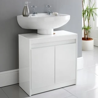 Norsk High Gloss Under Sink Cabinet 3 Norsk High Gloss Under Sink Cabinet