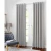 B&M Colorado Hopsack Fully Lined Eyelet Curtains 46 X 54" - Silver -Kitchen and Tableware Store 349710 349711 349712 349713 349714 colorado hopsack fully lined eyelet curtain silver