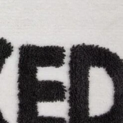 Get Naked Tufted Bath Mat - White 7 Get Naked Tufted Bath Mat - White -Kitchen and Tableware Store 351414 urban tropics slogan tufted bathmat get naked 2