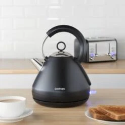 Goodmans Pyramid Kettle 1.5L - Matt Black -Kitchen and Tableware Store 354912 goodmans pyramid kettle black