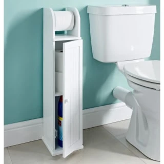 Maine Toilet Roll Holder - White 3 Maine Toilet Roll Holder - White
