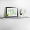 Lokken Floating Shelf 100cm - Grey -Kitchen and Tableware Store 356243 lokken grey floating shelf 100cm