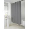 B&M Addis Hookless Textured Shower Curtain - Grey 2 B&M Addis Hookless Textured Shower Curtain - Grey -Kitchen and Tableware Store 357159 grey addis hookless textured shower curtain
