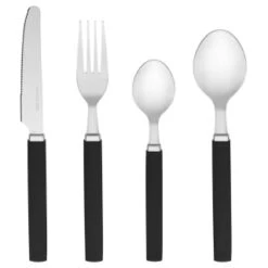 B&M Cutlery Set With Caddy 16pc - Black 7 B&M Cutlery Set With Caddy 16pc - Black -Kitchen and Tableware Store 357347 16pc cutlery set with caddy black