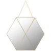 B&M Hanging Hexagon Mirror -Kitchen and Tableware Store 358084 hexagon mirror