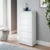 Norsk 5 Drawer Chest - White -Kitchen and Tableware Store 358576 norsk 5 drawer chest