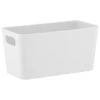 B&M Small Studio Organiser - White -Kitchen and Tableware Store 362571 organiser short white