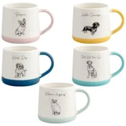 B&M Animal Slogan Mug - Dalmatian -Kitchen and Tableware Store 363042 animal slogan printed mug with colour group