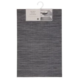 B&M Metallic Woven Placemats - Charcoal 4pk 6 B&M Metallic Woven Placemats - Charcoal 4pk - Image 4