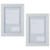B&M Block Photo Frame 4 X 6" 2pk - Grey 1 B&M Block Photo Frame 4 X 6" 2pk - Grey -Kitchen and Tableware Store 367045 2pk block photo frame 4x6 grey