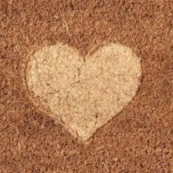 B&M Embossed Coir Step Mat - Hearts 6 B&M Embossed Coir Step Mat - Hearts -Kitchen and Tableware Store 367447 embossed coir step mat 25x55cm hearts 2