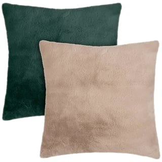 B&M Aspen Faux Fur Cushion - Dark Mink 4 B&M Aspen Faux Fur Cushion - Dark Mink - Image 2