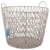 B&M Storage Basket With Tassel - Grey 1 B&M Storage Basket With Tassel - Grey -Kitchen and Tableware Store 368483 basket with tassel grey