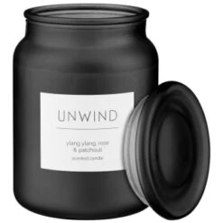B&M Large Spa Scented Candle - Black - Unwind 8 B&M Large Spa Scented Candle - Black - Unwind -Kitchen and Tableware Store 368680 large spa candle unwind 5