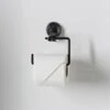 B&M Black Suction Toilet Roll Holder -Kitchen and Tableware Store 368886 black suction roll holder
