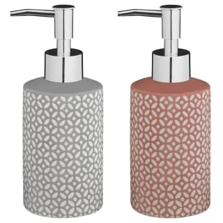 B&M Mosaic Soap Dispenser - Grey 4 B&M Mosaic Soap Dispenser - Grey - Image 2