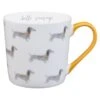 B&M Sausage Dog Print Mug 1 B&M Sausage Dog Print Mug -Kitchen and Tableware Store 369074 sausage dog print mug