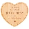 B&M Heart Bamboo Chopping Board With Slogan 2 B&M Heart Bamboo Chopping Board With Slogan -Kitchen and Tableware Store 369140 heart bamboo chopping board with slogan