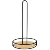 B&M Black & Wood Kitchen Roll Holder 2 B&M Black & Wood Kitchen Roll Holder -Kitchen and Tableware Store 369450 black and wood roll holder