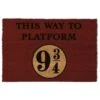 Harry Potter Doormat - This Way To Platform 1 Harry Potter Doormat - This Way To Platform -Kitchen and Tableware Store 370215 harry potter doormat 37x55cm