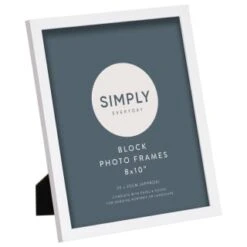 Simply Everyday 8 X 10" Block Frames 3pk - White -Kitchen and Tableware Store 370280 3pk simply everyday block frames 8x10 white 3
