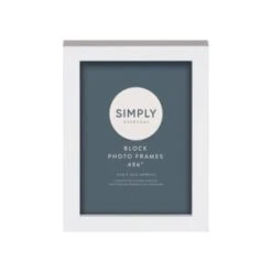 Simply Everyday 4 X 6" Block Frames 3pk - White -Kitchen and Tableware Store 370283 3pk simply everyday block frames 4x6 white 3