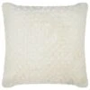B&M Waffle Faux Fur Cushion 48 X 48cm - Cream -Kitchen and Tableware Store 373068 waffle faux fur cushion cream